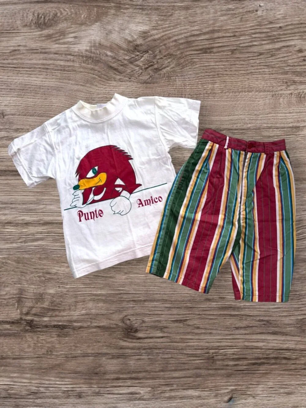 Vintage NWOT Punto Oggi Domani Amico Outfit Set Size 4 Italy Style Egypt